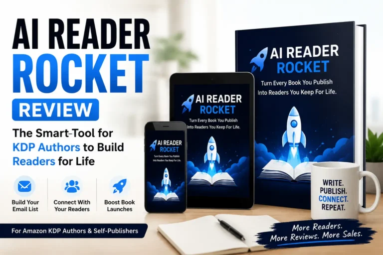AI Reader Rocket review dashboard for Amazon KDP authors to build reader email lists and grow book audience