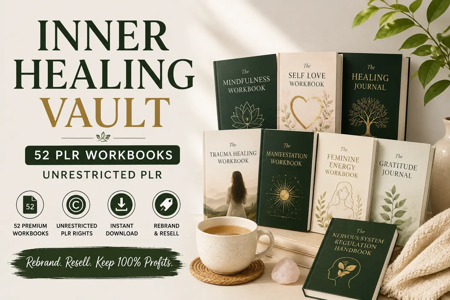 Inner Healing Vault 52 PLR workbooks review