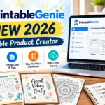 PrintableGenie Review 2026 AI printable product creator